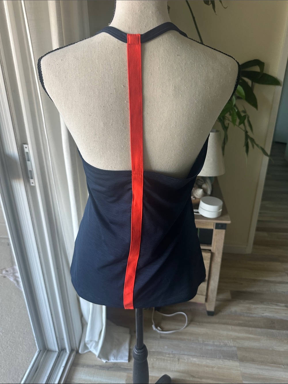 Athleta Navy Racerback Performance Tank - Picture 2 of 4